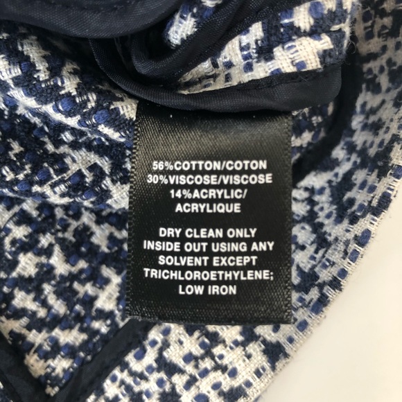 Lafayette 148 Digital Print Blazer SZ 4 - Picture 7 of 7